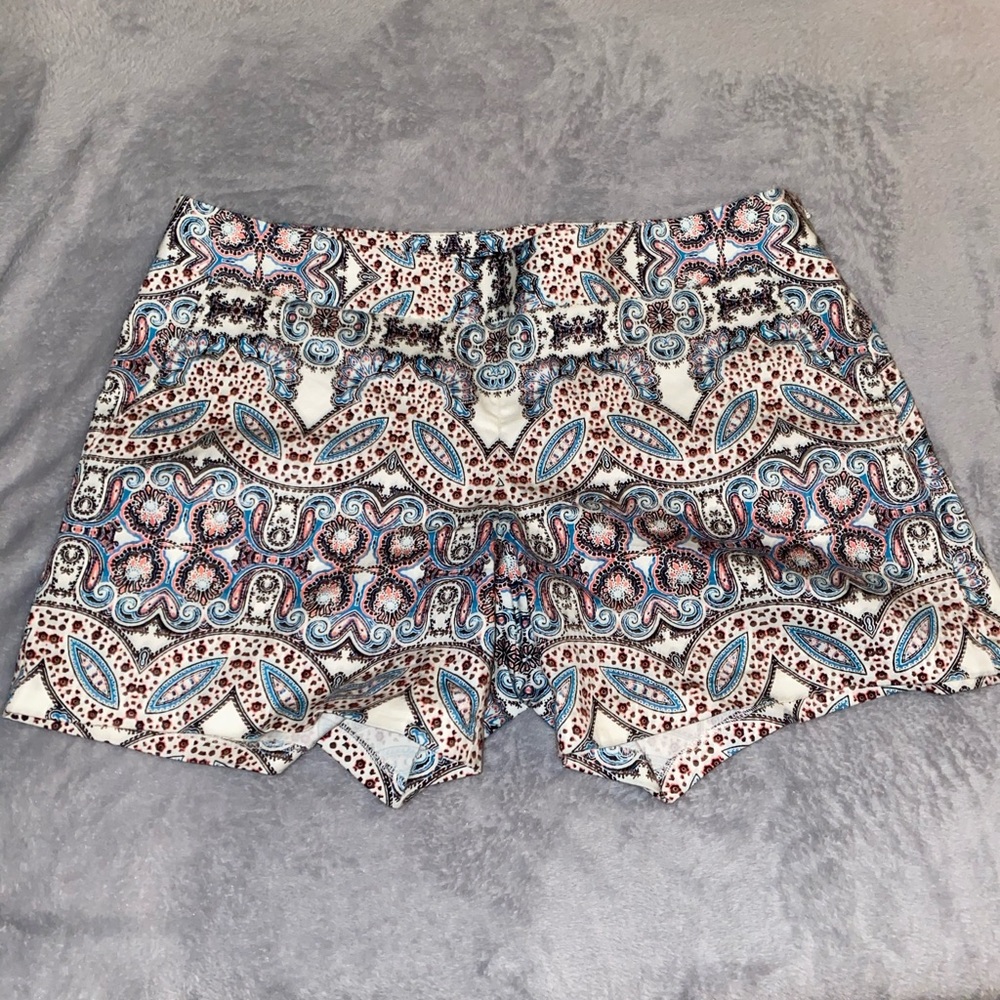 Express paisley printed editor shorts